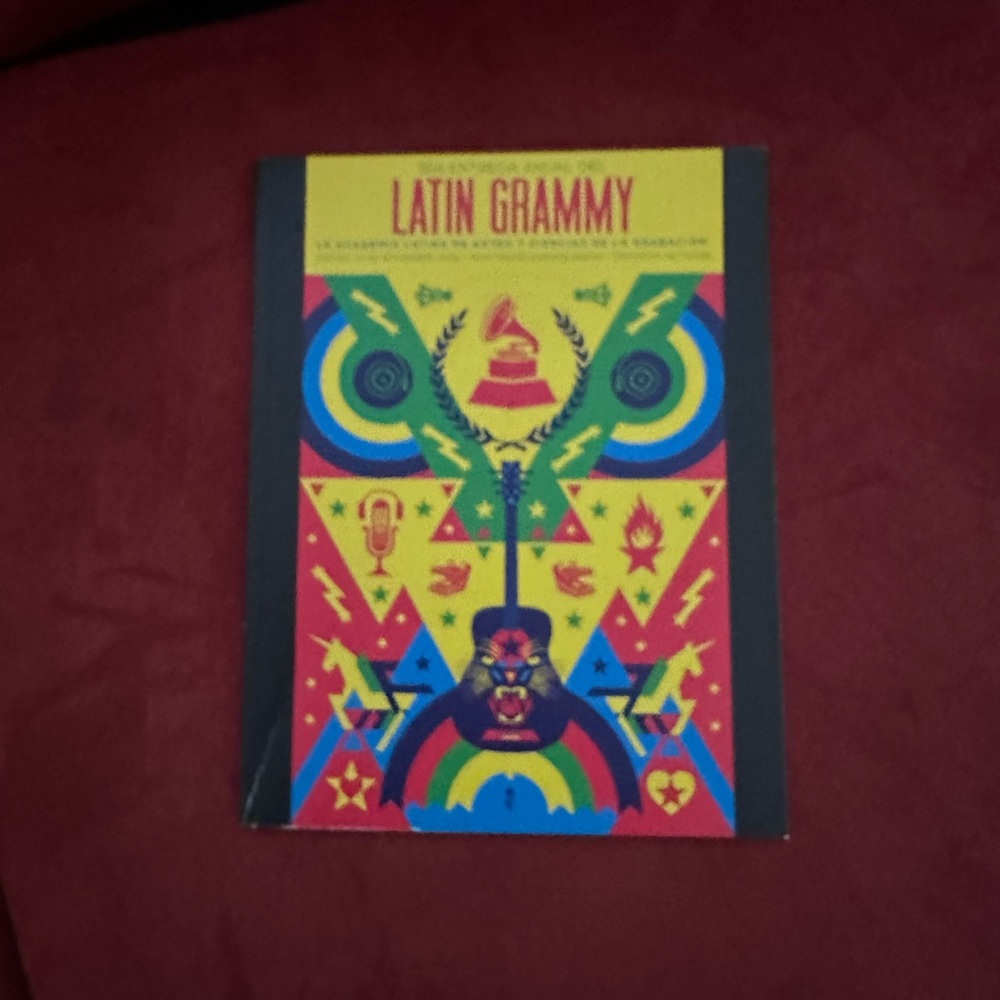 16th Latin Grammy program book November 19, 2015